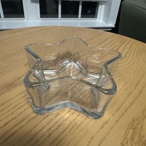 Star-Shaped Glass Bowl